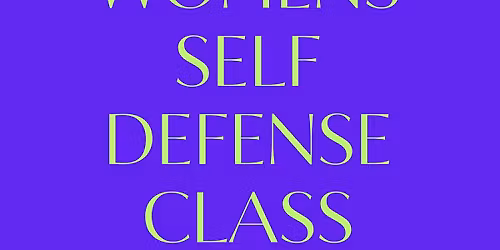 Women's Self Defense class 