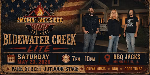 Bluewater Creek Lite at Smokin' Jack's BBQ on Park Street, Mundelein