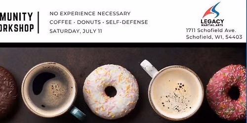 2nd Annual Donuts & Defense: Self-Defense Workshop (Ages 14+)