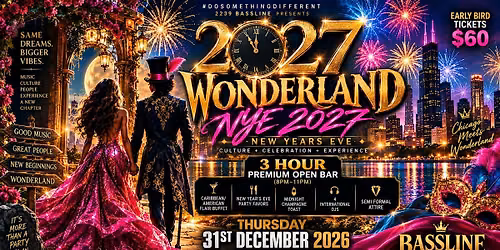 WONDERLAND 2027 NYE PARTY
