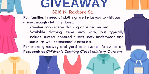 Children's Clothing Giveaway