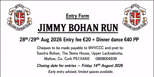 Jimmy Bohan Run
