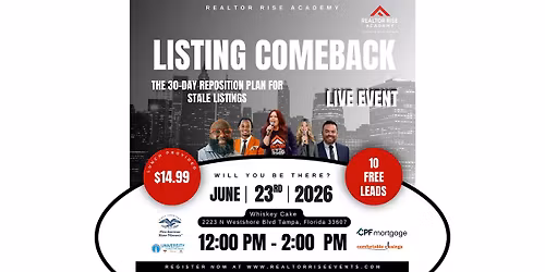 The 30-Day Reposition Plan for Stale Listings