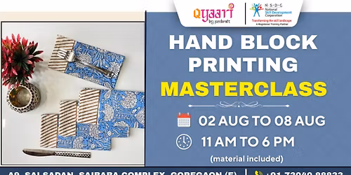Hand Block Printing Masterclass