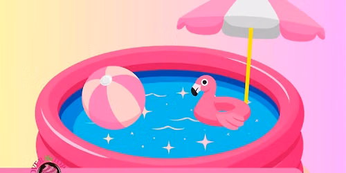 PINK SWIMMING POOL CAKE