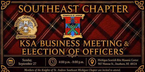Kights of St Andrew Southeast Chapter Meeting