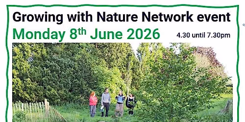 Growing with Nature networking event