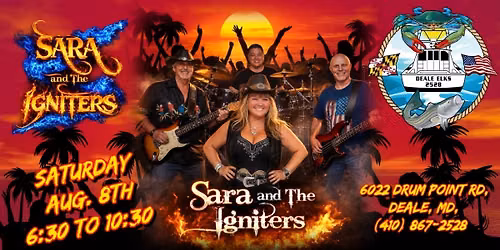 Sara and The Igniters Rock the Deale Elks Lodge 