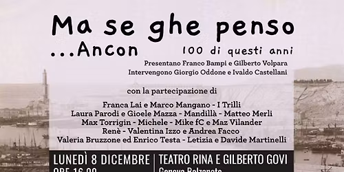 Ma se ghe penso...Ancon (100 di questi anni)