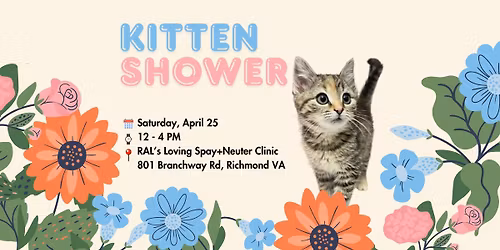 RAL Kitten Shower