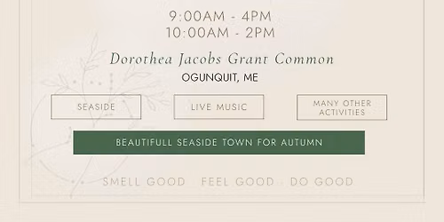 Arbor Grove will be here - Ogunquit Fall Fest