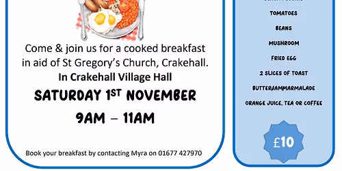 The Big Breakfast - Crakehall