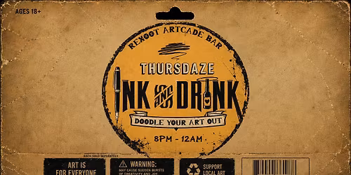 Ink & Drink @ Reboot Arcade Bar