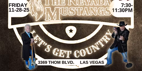 Thanksgiving Weekend party with your Nevada Mustangs Band 