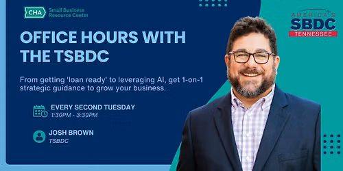 Office Hours with TSBDC, Josh Brown