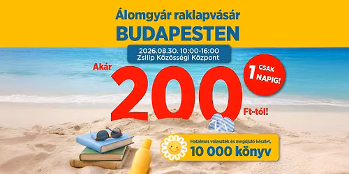 \u00c1lomgy\u00e1r raklapv\u00e1s\u00e1r BUDAPESTEN!