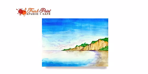 Watercolour - Paint Night - A Day at the Bluffs Painting Workshop