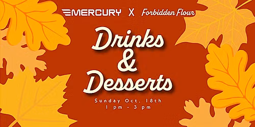 Drinks and Desserts Fall Edition