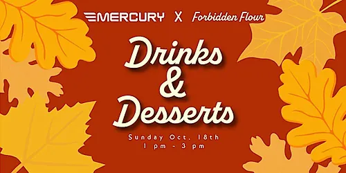 Drinks and Desserts Fall Edition
