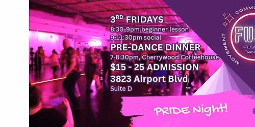 FUSE - 3rd Friday Fusion Social - PRIDE Night FUSE (Mueller)