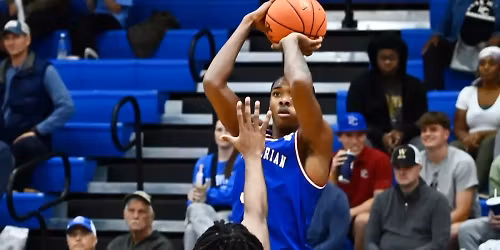 Parking Presbyterian Blue Hose at Charleston Southern Buccaneers Mens Basketball