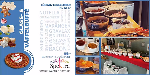 Glass- & våffelbuffé