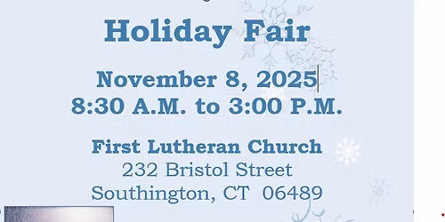 First Lutheran Holiday Fair