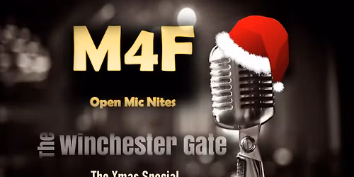 M4F Open Mic - The Xmas special with Black Iris