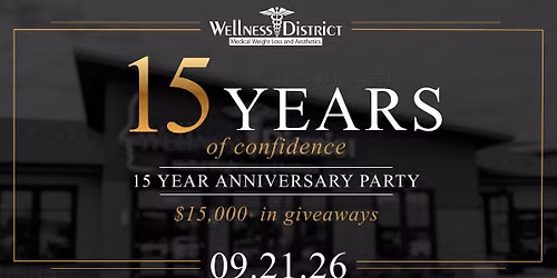 15-Year Anniversary Celebration