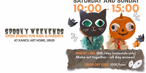 Spooky Weekends \u2014 Open Studio for Kids & Parents! \ud83c\udf83
