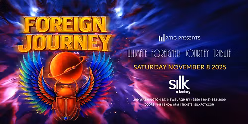 Foreign Journey, The Ultimate Foreigner Journey Tribute, returns to Silk Factory