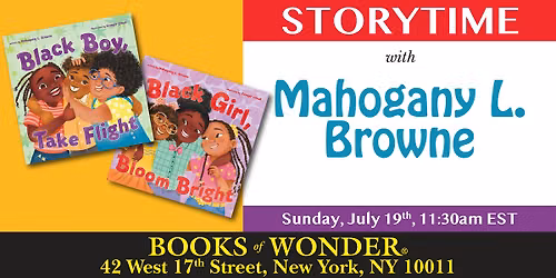 Storytime with the Author | MAHOGANY L. BROWNE
