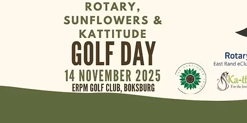 Rotary, Sunflowers & Kattitude Golf Day