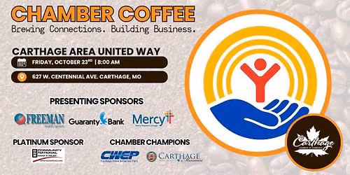 Chamber Coffee - Hosted by: Carthage Area United Way
