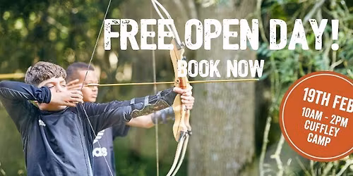 FREE Open Day at our Cuffley Camp!