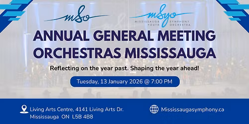 Orchestras Mississauga - Annual General Meeting 2025
