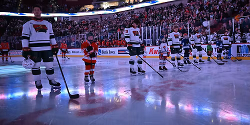 Iowa Wild Veterans Appreciation vs Charlotte Checkers