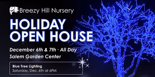 Holiday Open House & Blue Tree Lighting