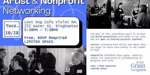 Artist + Nonprofit Networking