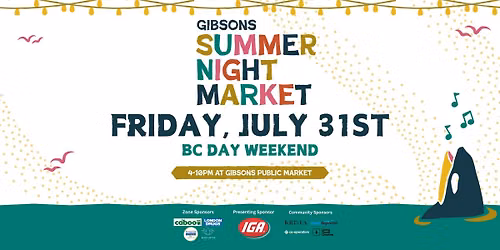 Gibsons Summer Night Market