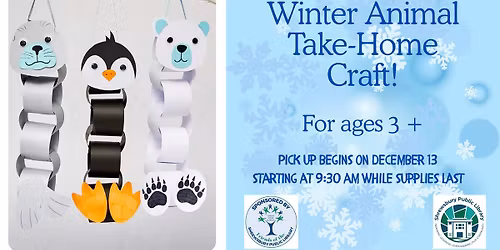 Winter Animal Take Home Craft
