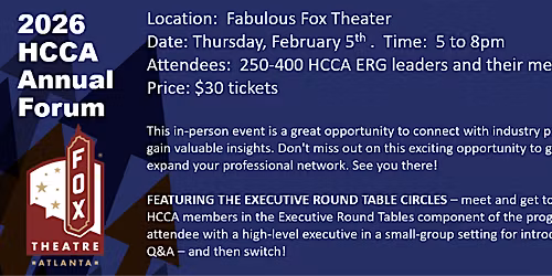 2025 HCCA ANNUAL FORUM