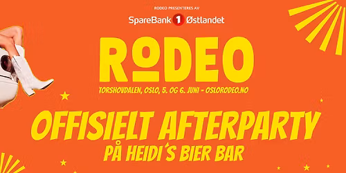 Rodeo Afterparty p\u00e5 Heidi's l\u00f8rdag