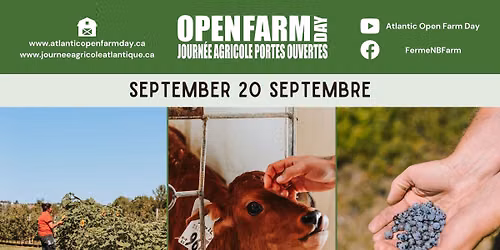 NB Open Farm Day 2026/Journée agricole portes ouvertes N.-B. 2026