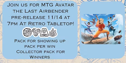 MTG Avatar the Last Airbender Pre-Release
