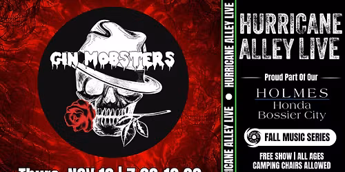 Hurricane Alley Live Presents: Gin Mobsters