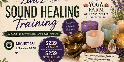 Sound Healing Level 2 Training