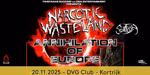 Narcotic Wasteland + Solifugia @ DVG Club, Kortrijk
