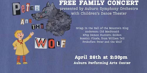 Peter and the Wolf: Free Family Concert