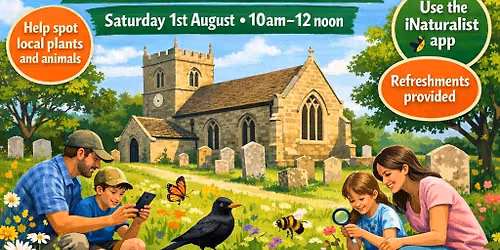St. John's Biodiversity Survey, Sat 1st Aug, 10-12pm